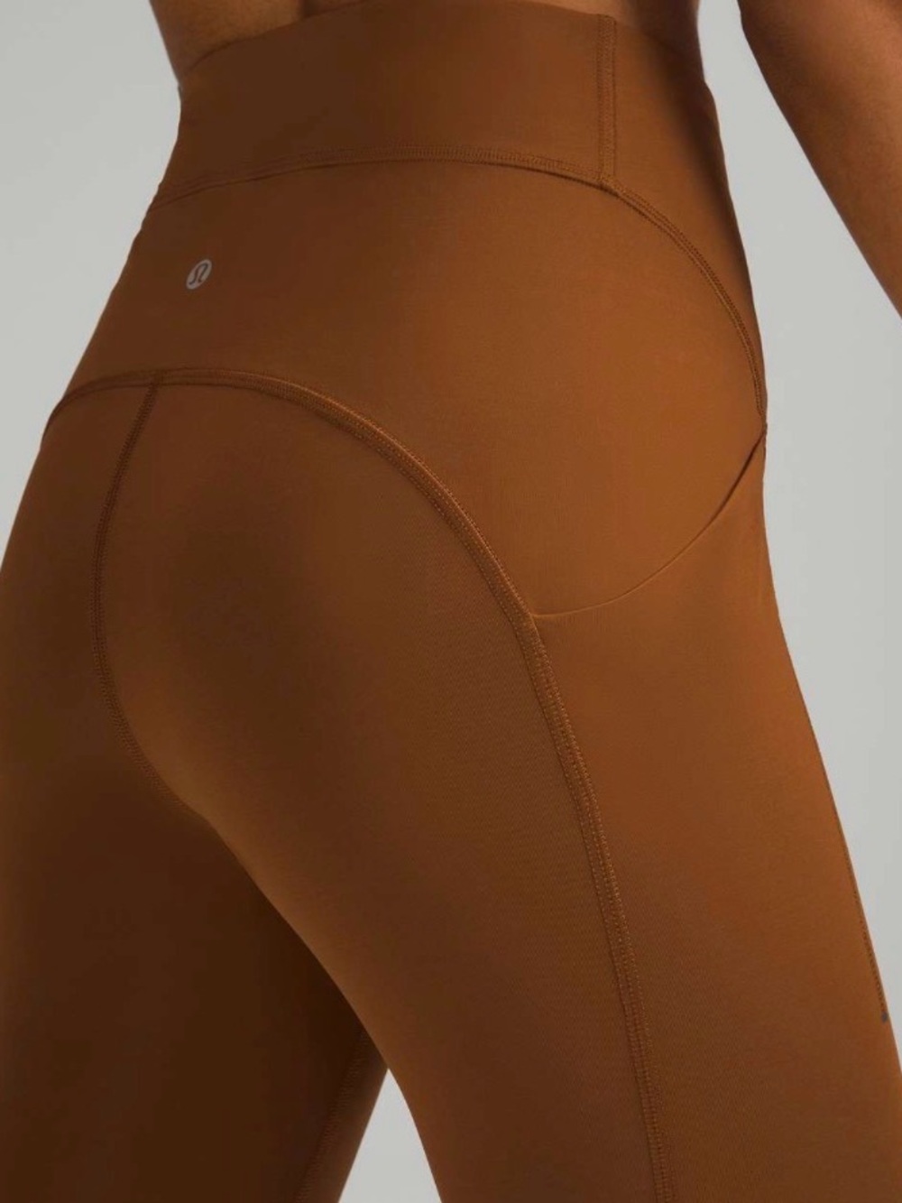 Lululemon Power Thru High Rise 25” Leggings in Cooper Brown size 4